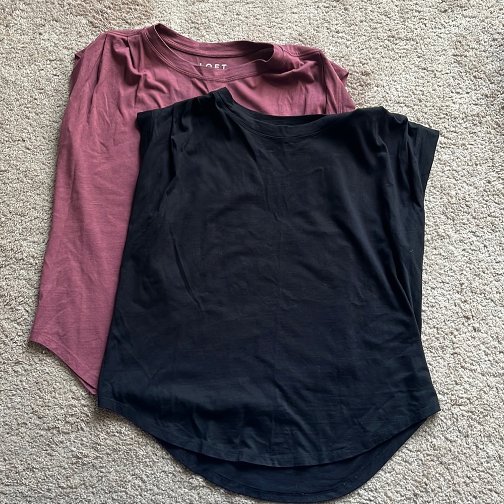 LOFT muscle tanks - lot of 2